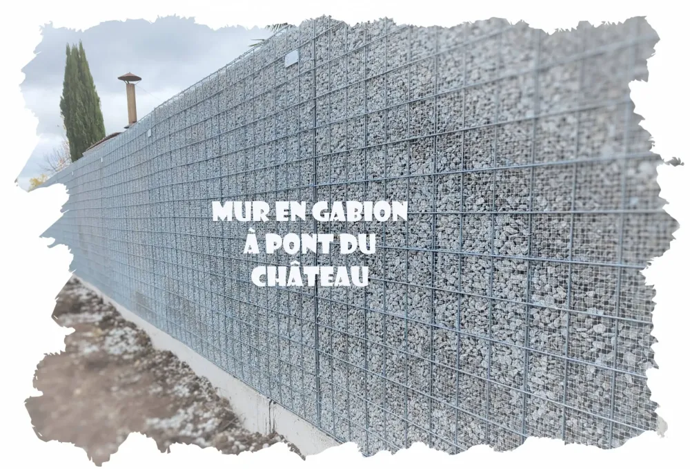 Mur gabion