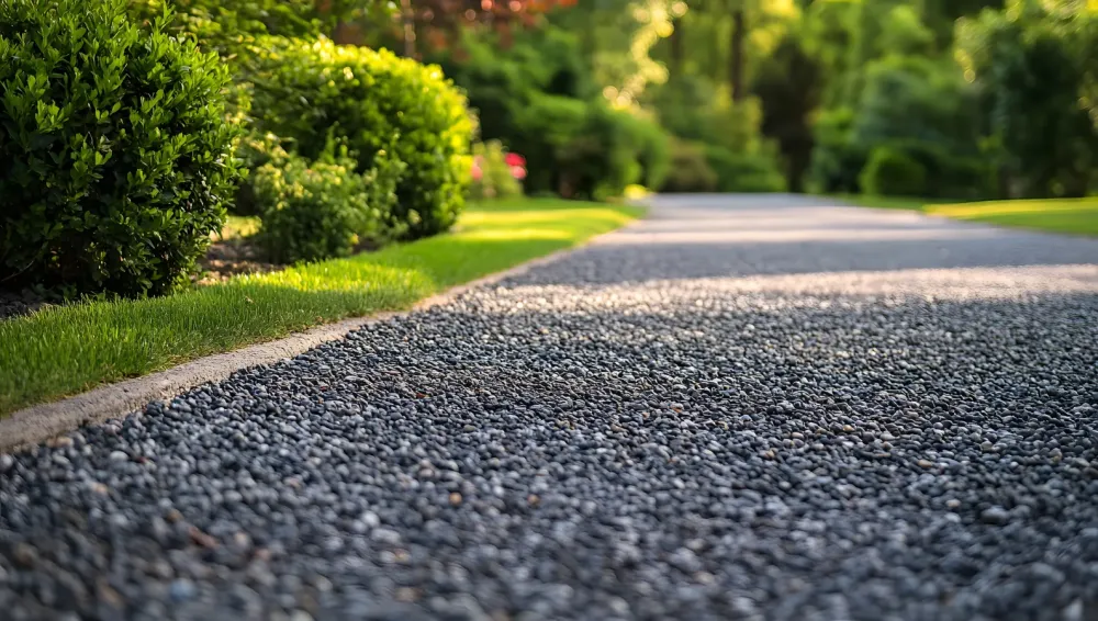 Aménagement d'allée près de Courpière